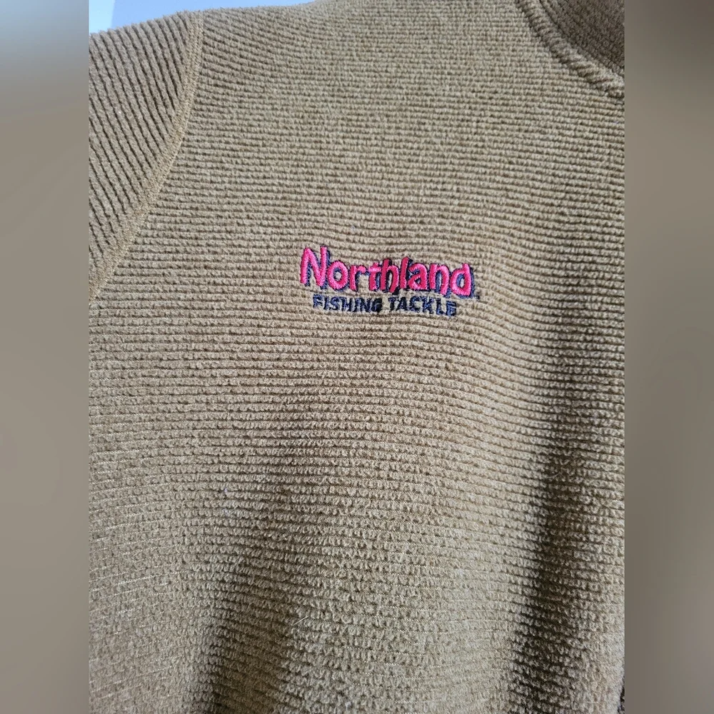 Simms x Northland Tackle Rivershed 1/4 Zip Fleece Camel/Tan Color Mens 2XL - Picture 3 of 10